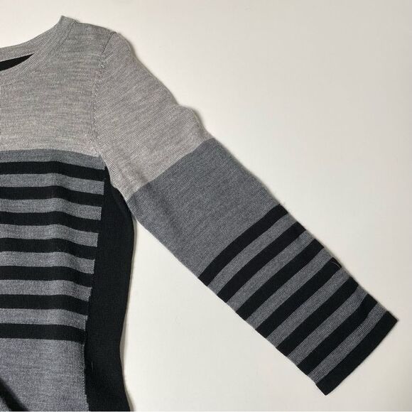 Cynthia Rowley 100% Extra Fine Merino Wool 3/4 Sleeve Sweater Dress Womens Small - Picture 5 of 16